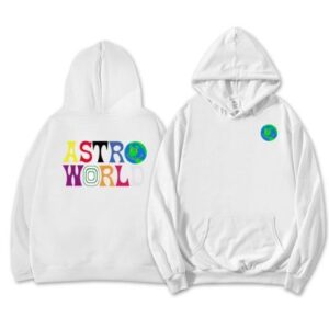 Astroworld Look Mom I Can Fly Hoodie White
